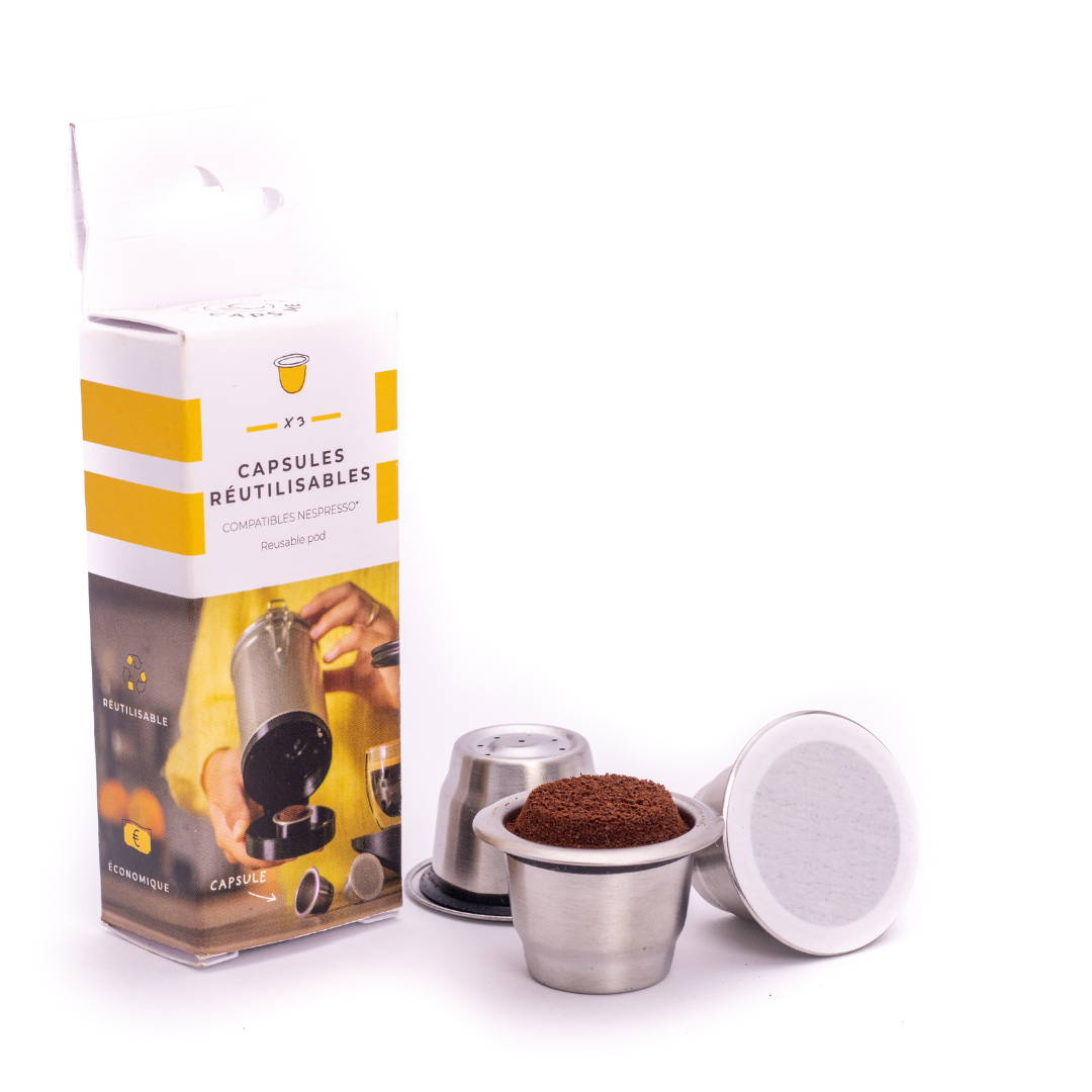 CAPS ME Capsule rechargeable Nespresso compatible et réutilisable